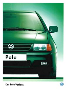 1997 VOLKSWAGEN POLO BROCHURE GERMAN