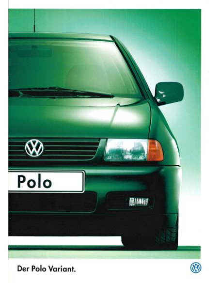 1997 VOLKSWAGEN POLO BROCHURE DUITS