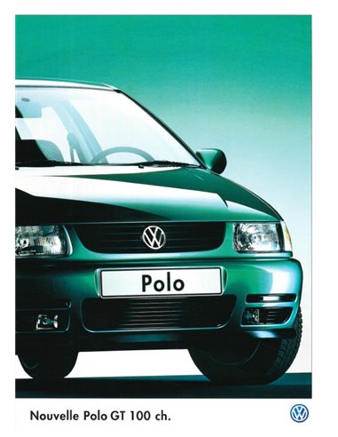 1996 VOLKSWAGEN POLO GT BROCHURE FRENCH