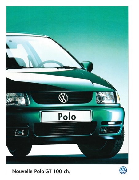 1996 VOLKSWAGEN POLO GT BROCHURE FRENCH