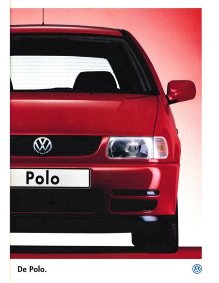 1995 VOLKSWAGEN POLO PROSPEKT NIEDERLÄNDISCH