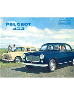 1963 PEUGEOT 403 BROCHURE DUTCH