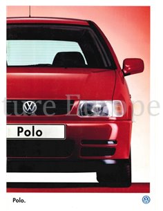 1998 VOLKSWAGEN POLO PROSPEKT NIEDERLÄNDISCH