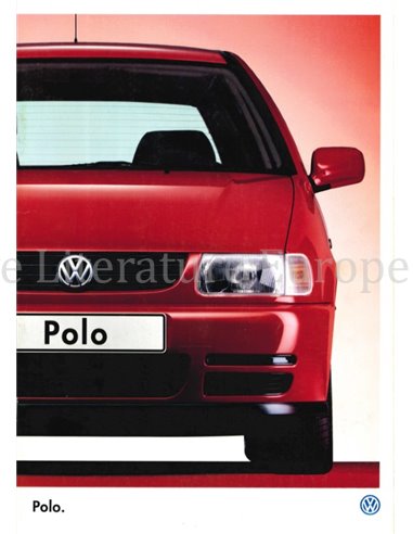 1998 VOLKSWAGEN POLO PROSPEKT NIEDERLÄNDISCH