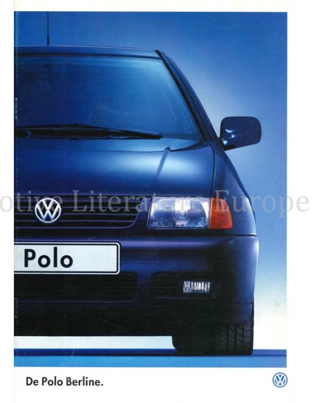 1998 VOLKSWAGEN POLO BERLINE BROCHURE NEDERLANDS