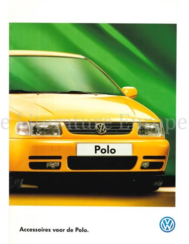 1998 VOLKSWAGEN POLO ACCESOIRES BROCHURE NEDERLANDS