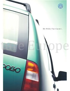 1998 VOLKSWAGEN POLO BROCHURE NEDERLANDS
