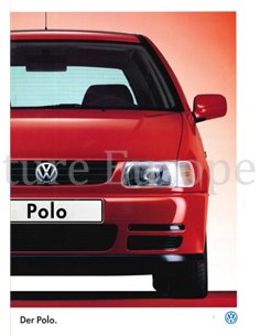 1998 VOLKSWAGEN POLO PROSPEKT DEUTSCH