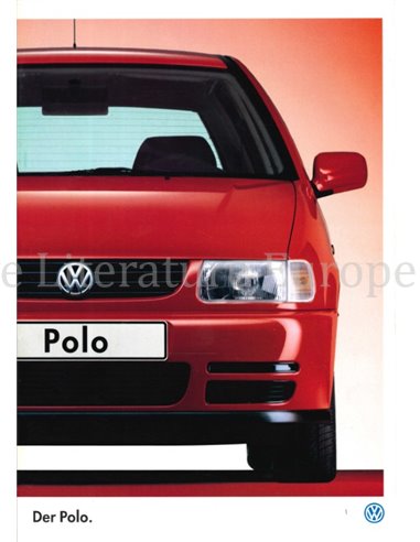 1998 VOLKSWAGEN POLO BROCHURE DUITS