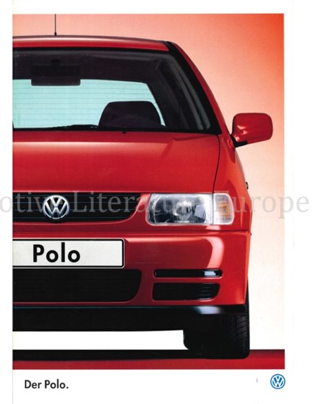 1998 VOLKSWAGEN POLO BROCHURE DUITS