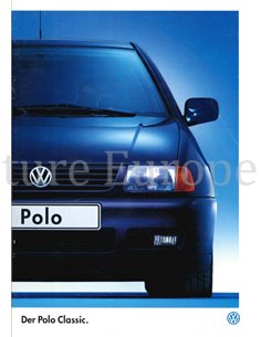 1999 VOLKSWAGEN POLO CLASSIC BROCHURE GERMAN