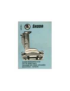1962 SKODA OCTAVIA ONDERDELENHANDBOEK