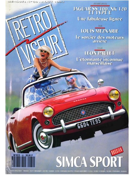 1993 RETROVISEUR MAGAZIN 60 FRANZÖSISCH