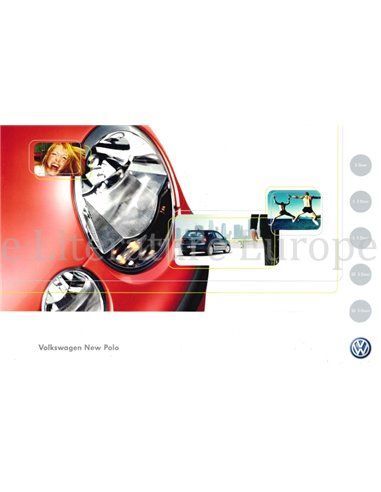 2002 VOLKSWAGEN POLO PROSPEKT ENGLISCH