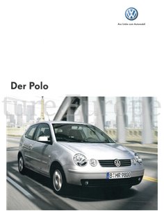 2004 VOLKSWAGEN POLO BROCHURE GERMAN