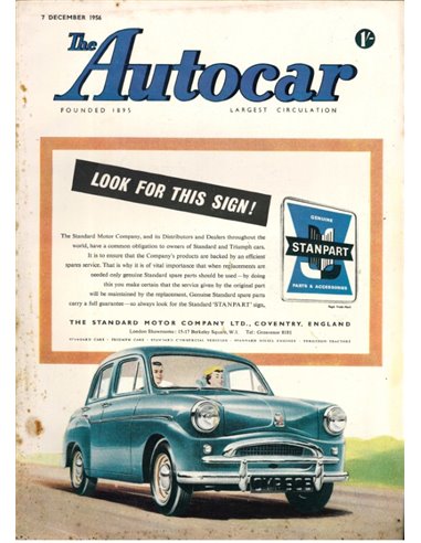 1956 THE AUTOCAR MAGAZINE 12 ENGLISH 