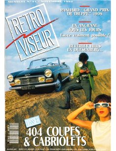 1992 RETROVISEUR MAGAZIN 51 FRANZÖSISCH