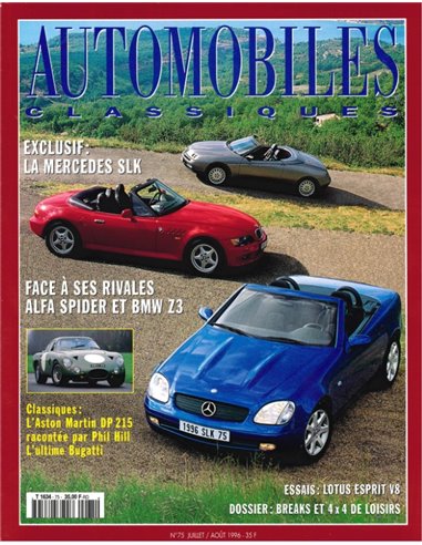 1996 AUTOMOBILES CLASSIQUES MAGAZINE 75 FRANS