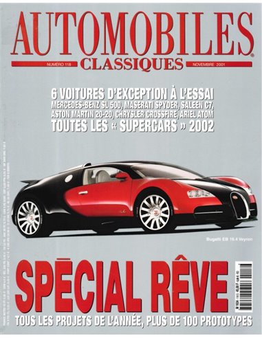 2001 AUTOMOBILES CLASSIQUES MAGAZINE 118 FRENCH