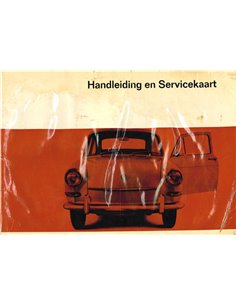 1967 VOLKSWAGEN 1600 OWNERS MANUAL GERMAN