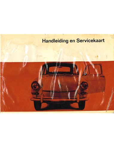 1967 VOLKSWAGEN 600 BETRIEBSANLEITUNG DEUTSCH
