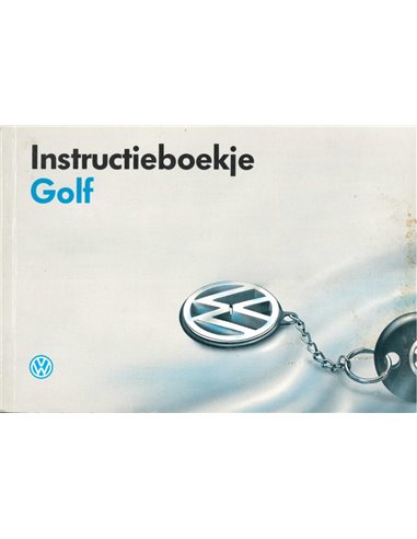 1994 VOLKSWAGEN GOLF OWNERS MANUAL DUTCH