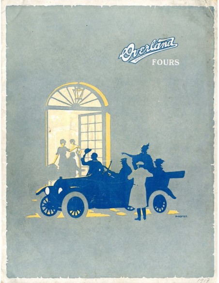 1917 OVERLAND FOURS BROCHURE ENGELS