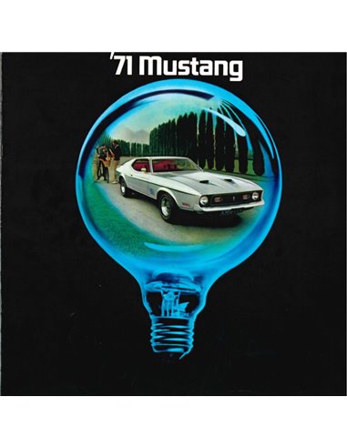 1971 FORD MUSTANG BROCHURE ENGELS (USA)