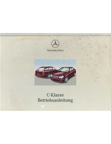 2001 MERCEDES BENZ C CLASS OWNERS MANUAL GERMAN