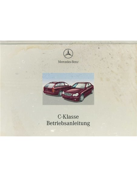 2001 MERCEDES BENZ C KLASSE INSTRUCTIEBOEKJE DUITS
