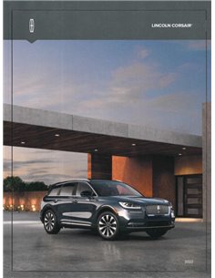 2022 LINCOLN CORSAIR PROSPEKT ENGLISCH (USA)
