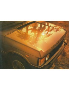 1986 RANGE ROVER CLASSIC INSTRUCTIEBOEKJE DUITS