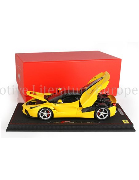 2013 LA FERRARI DIE CAST GIALLO MODENA BBR MODELAUTO 01/120