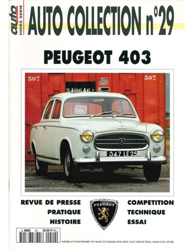 1995 AUTO COLLECTION MAGAZINE 29 FRENCH