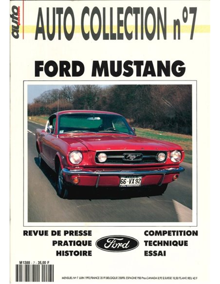 1992 AUTO COLLECTION MAGAZINE 7  FRENCH