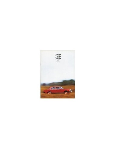 1980 MERCEDES BENZ E KLASSE DIESEL BROCHURE NEDERLANDS