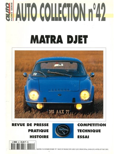 1997 AUTO COLLECTION MAGAZINE 42 FRENCH