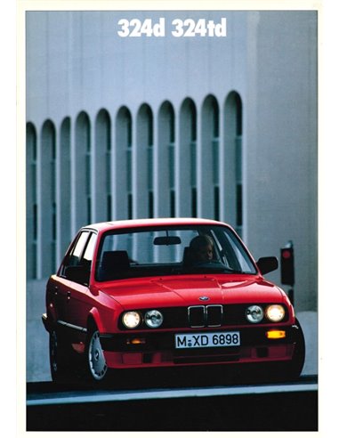 1989 BMW 3 SERIE DIESEL BROCHURE NEDERLANDS