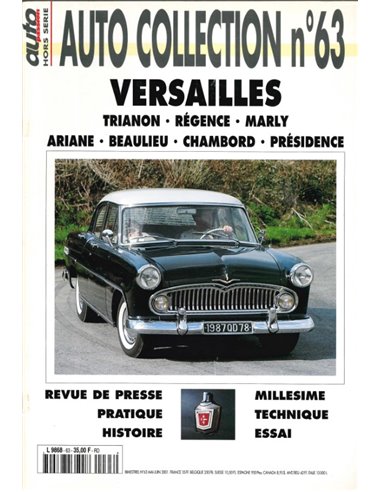 2001 AUTO COLLECTION MAGAZINE 63 FRENCH