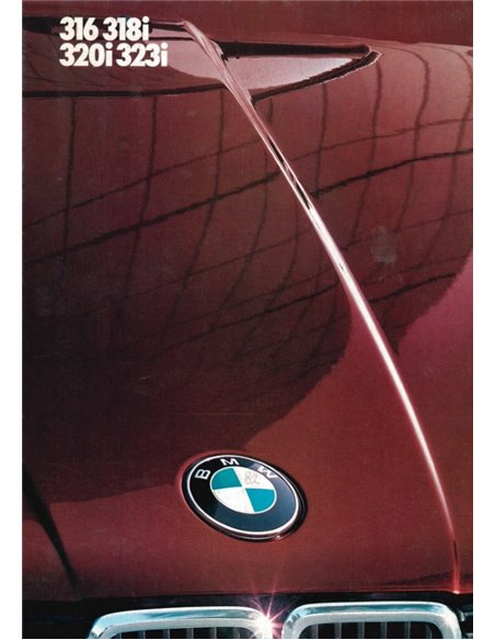1982 BMW 3 SERIES BROCHURE DUTCH