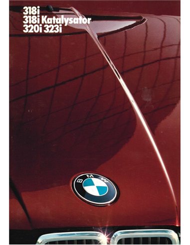 1985 BMW 3 SERIE BROCHURE DUITS