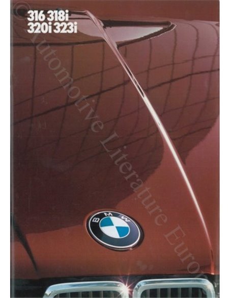 1982 BMW 3 SERIE BROCHURE NEDERLANDS