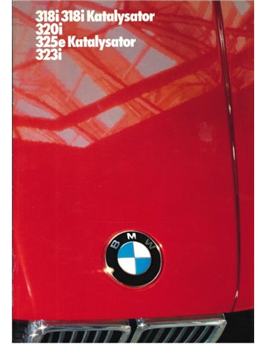 1986 BMW 3 SERIE BROCHURE DUITS