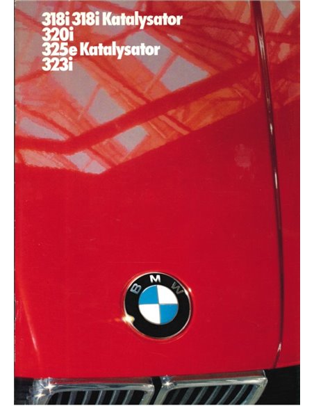 1986 BMW 3ER PROSPEKT DEUTSCH