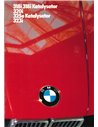 1986 BMW 3ER PROSPEKT DEUTSCH
