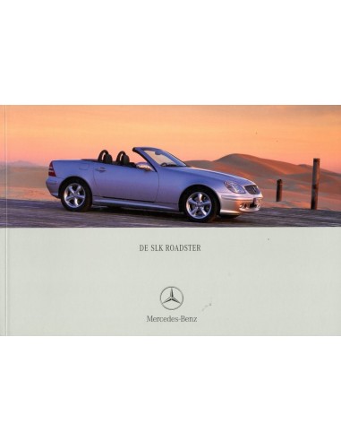 2001 MERCEDES BENZ SLK PROSPEKT NIEDERLÄNDISCH