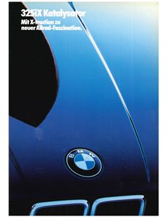 1986  BMW 3 SERIES 325iX KATALYSATOR BROCHURE DUITS