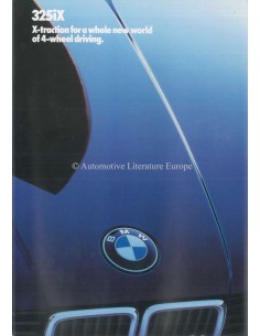 1986 BMW 3 SERIES 325IX BROCHURE ENGLISH
