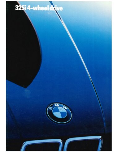 1985 BMW 3 SERIE 325I 4 WHEEL DRIVE BROCHURE ENGELS