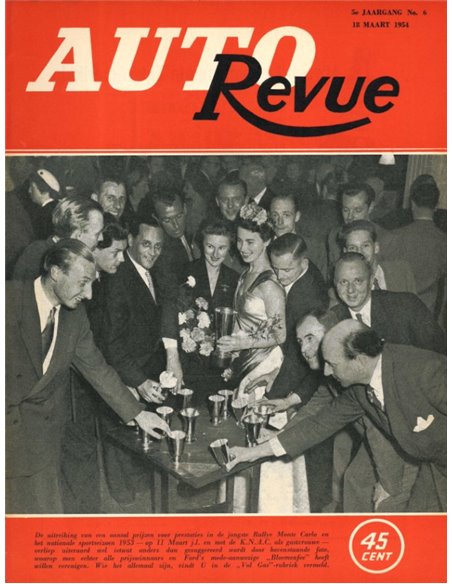 1954 AUTO REVUE MAGAZIN 06 NIEDERLÄNDISCH